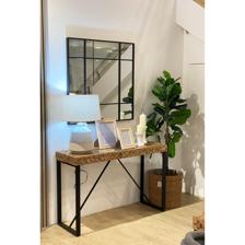 WOOD + IRON CONSOLE TABLE - 454-211332