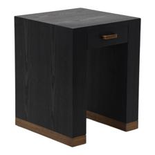 WOODEN SIDE TABLE W / DRAWER - 454-2200013