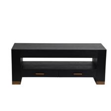 WOODEN TV CANBINET  W / 2 DRAWER - 454-2200014