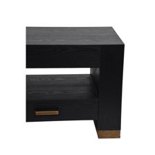 WOODEN TV CANBINET  W / 2 DRAWER - 454-2200014