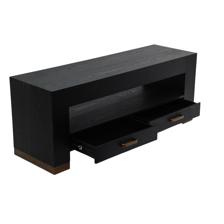 WOODEN TV CANBINET  W / 2 DRAWER - 454-2200014
