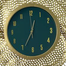 METAL WALL CLOCK (USE 1 PC AABATTERY NOT INCLUDED) - 454-2300012