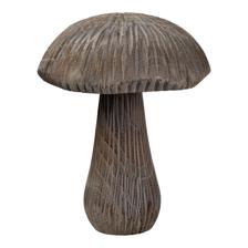 WOODEN MUSHROOM DCOR - 454-3400011