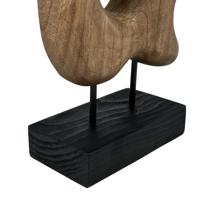 WOODEN FIGURE DCOR - 454-3400091