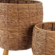 2S GRASS WEAVING PLANTERS - 454-5400049