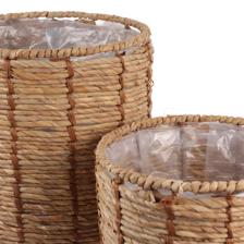 2S GRASS WEAVING PLANTERS - 454-5400050
