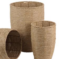 3S PAPER ROPE WEAVING BASKETS - 454-5400059