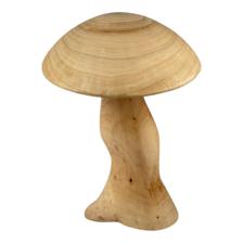 WOODEN MUSHROOM DCOR - 454-5900016