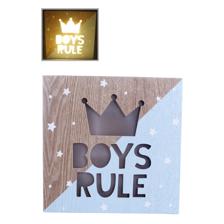 MDF SQUARE BOX W/LIGHT (OPERAT - 530-422441