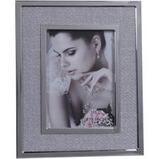 MDF WITH FABRIC AND DOUBLE METAL PHOTO FRAME PHOTO SIZE: 5X7 - 530-593295