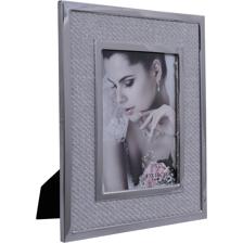 MDF WITH FABRIC AND DOUBLE METAL PHOTO FRAME PHOTO SIZE: 5X7 - 530-593295