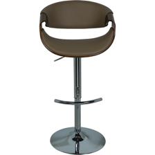 bar chair plywood frame with fabric chromed base base size:4 - 531-21192
