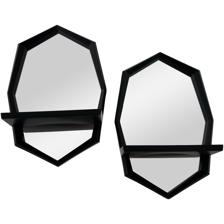 WALL SHELF WITH MIRROR - 531-31411