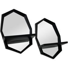WALL SHELF WITH MIRROR - 531-31411
