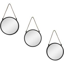 Set of 3x10" round mirror - 531-72460