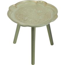Wooden table with MDF table face and 3 real wood legs item s - 532-07166