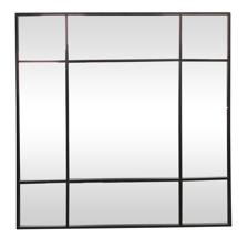iron frame mirror 35x0.7x35 - 532-08169