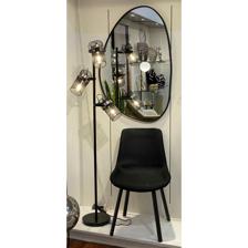 iron frame mirror 16"x1.124" - 532-08181