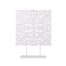 PATTERN SQUARE TABLE DECORATIO - 532-11019