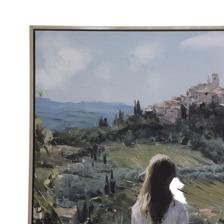 framed painting - 532-28865