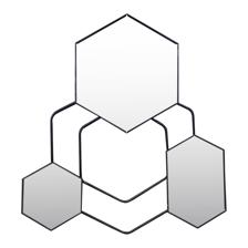 ESPEJO 0.5X30.5X23CM - 532-44089