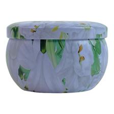 tin cup candle- spring collection - tuberose     6x6x4cm - 532-45309