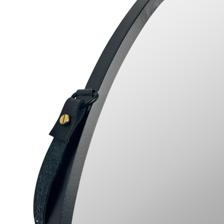 metal wall mirror with leatherband
60x60cm - 532-50177