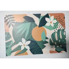 Printed leather placemat Size:44.5x30cm
Material:PVC - 537-75237
