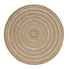 Printed jute placemat Material:100%Jute
Size:38cm - 537-75353