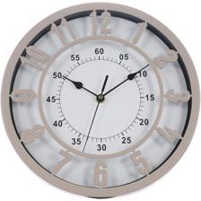 12" Plastic wall clock - 542-120130