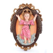 POLY DIVINO NINO WALL PLAQUE W - 556-03016