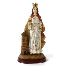 8" FIGURINE - SANTA BARBARA - 556-33164