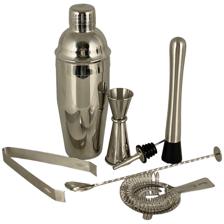7pcs 750ML cocktail shaker barset-11.5X9.5X27CM - 567-411161