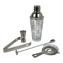 5pcs 400ML cocktail shaker barset-11.5X9.5X27CM - 567-411354