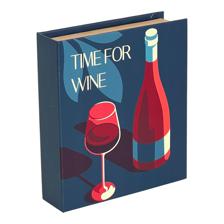 Book case with waiter's corkscrewpourercolar-16.5X14.5X4 cm - 567-411362