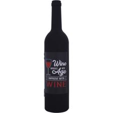 big size black bottle with waiter's corkscrewstoppercollarfo - 567-41731