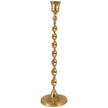 D8.5*31cm CHROMED IRON CANDLEHOLDER - 567-57235