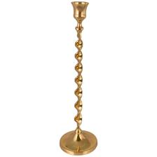 D8.5*31cm CHROMED IRON CANDLEHOLDER - 567-57235