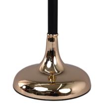 CHROMED GOLD BLACK IRON CANDLEHOLDER - 567-57283