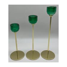 CANDLE HOLDER CRYSTAL SET - 567-57331