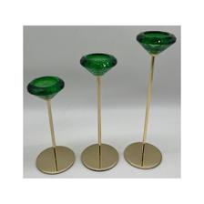 CANDLE HOLDER CRYSTAL SET - 567-57332