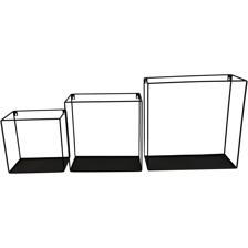JG ESTANTES D/PARED 3PZ 28X15. - 567-59073