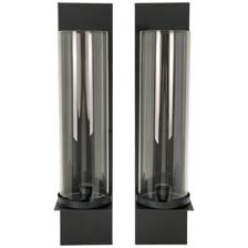 S/2 metal wall sconce 10x11.5x46cm - 567-59162