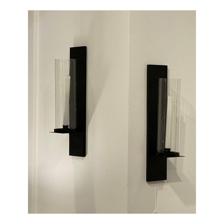 S/2 metal wall sconce 10x11.5x46cm - 567-59162