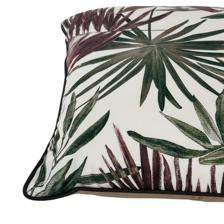 Brushed Velvet Cushionw/Printing & Piping500g filling - 567-70042