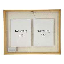 Aluminum floating frame 35x28hold 2 photos 18x13cm - 567-71016