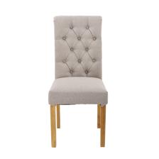 FABRIC TUFTED WITH BUTTON2 COMMON NATURAL RUBBER WOOD - 567-95002