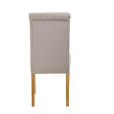 FABRIC TUFTED WITH BUTTON2 COMMON NATURAL RUBBER WOOD - 567-95002