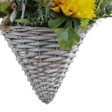 mix flower in hanging basket - 592-1434453
