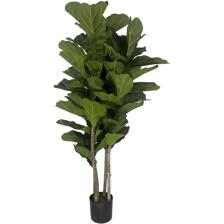 ARTIFICIAL  FIDDLE LEAF TREE WITH POT - 592-312153